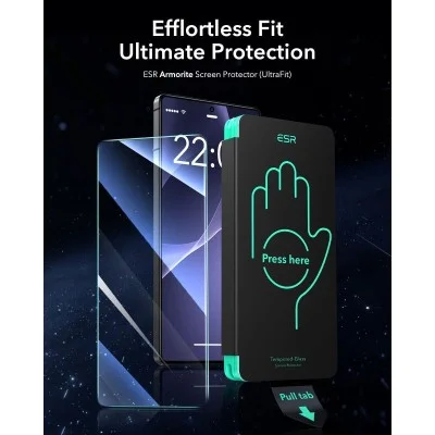 Screen Protector Samsung S25 Ultra Tempered Glass Clear Esr - 2 Packs